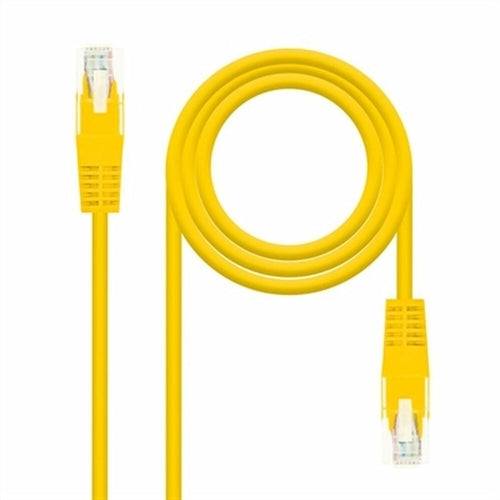 UTP Category 6 Rigid Network Cable NANOCABLE Yellow 25 cm