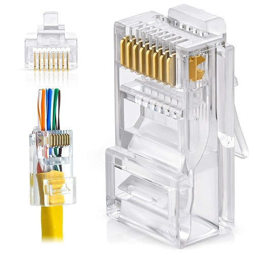 RJ45 Cat6 Connector Pack of 40